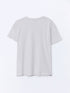 LC Waikiki Crew Neck Printed Combed Cotton Women's T-Shirt